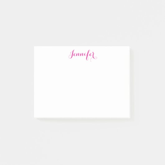 Professionelles elegantes modernes minimalist einf post-it klebezettel (Vorderseite)