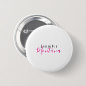 Professionelles elegantes modernes minimalistische button (Vorne & Hinten)
