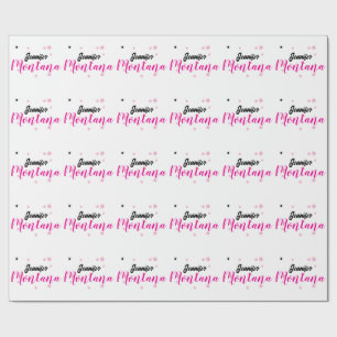 Professionelles elegantes modernes minimalistische geschenkpapier