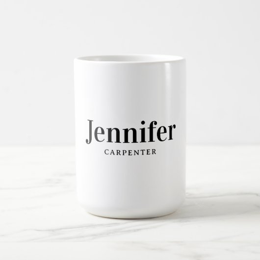 Professionelles elegantes modernes minimalistische kaffeetasse (Mittel)