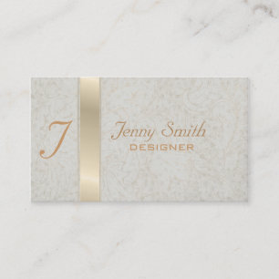 Professionelles elegantes Monogramm Visitenkarte