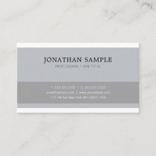 Professionelles Elegantes Sauberes Design Einfach Visitenkarte