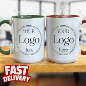 Professionelles Firmenlogo auf Kaffeetasse