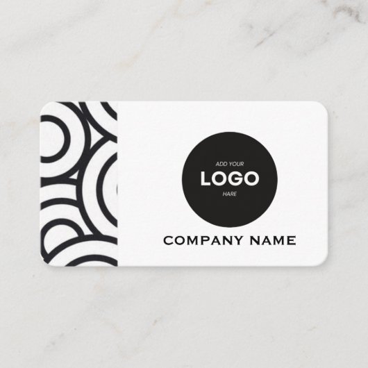 Professionelles Firmenlogo & QR-Code Geschäftswage Visitenkarte (Vorderseite)