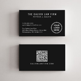 Professionelles Firmenlogo QR-Code Mitarbeiter Sch Visitenkarte