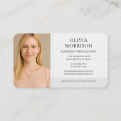 Professionelles Foto Visitenkarte (Vorderseite)