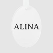 Professionelles Geschäft Acryl-Oval Ornament (Vorderseite)