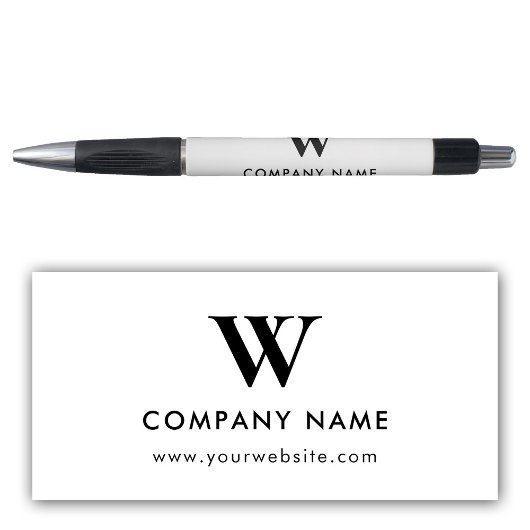 Professionelles Geschäftslogo Monogramm Website Ei Kugelschreiber