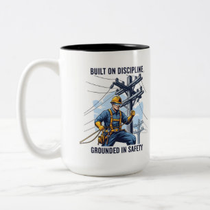 Professionelles Geschenk für Versorgungsleitungste Zweifarbige Tasse