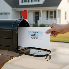 Professionelles gewerbliches Druckreinigen von Fas Adressaufkleber