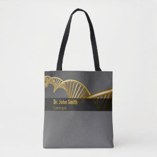 Professionelles Gold Luxus DNA-Strang Medizin Tasche
