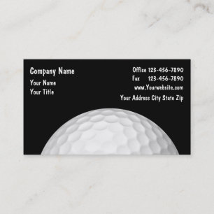 Professionelles Golf-Thema Visitenkarte