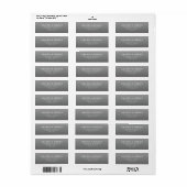 Professionelles Grau Minimalist (Vorne)