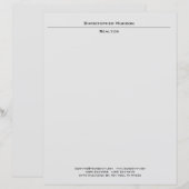Professionelles Hellgrau Einfach Schlicht (Vorne/Hinten)