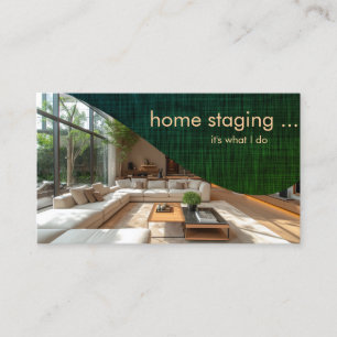Professionelles Home-Staging Visitenkarte