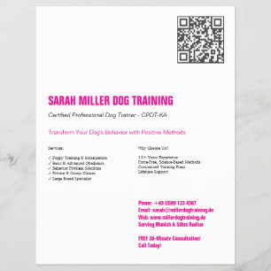 Professionelles Hundetrainer-Flyer Great Dane  Flyer