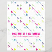 Professionelles Hundetrainer-Flyer Great Dane Flyer (Vorne)