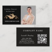 Professionelles Immobilien-Werbe-Makler-Logo Visitenkarte (Vorne/Hinten)