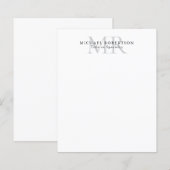 Professionelles klassisches Monogramm-Minimalist P (Vorne/Hinten)