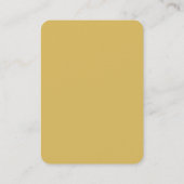 Professionelles klassisches Monogramm Minimalistis Visitenkarte (Rückseite)