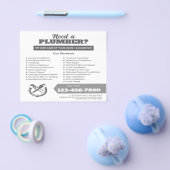 Professionelles Klempner-Service-Geschäftslogo Flyer (Einzeln)