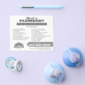 Professionelles Klempner-Service-Geschäftslogo Flyer (Einzeln)