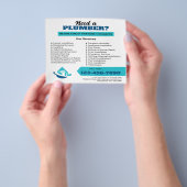 Professionelles Klempner-Service-Geschäftslogo Flyer (Gruppe)