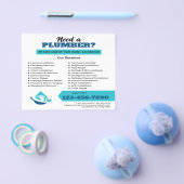 Professionelles Klempner-Service-Geschäftslogo Flyer (Einzeln)