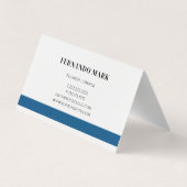 Professionelles Klempner-Service-Geschäftslogo Visitenkarten (Rückseite)