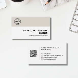 Professionelles Logo für Physiotherapieklinik als Visitenkarte