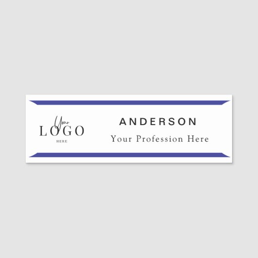 Professionelles Logo Namensschild (Vorderseite)