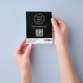 Professionelles Logo QR-Code Geschäftsflyer Templa Flyer (Gruppe)