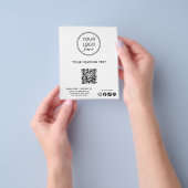 Professionelles Logo QR-Code Geschäftsflyer Templa Flyer (Gruppe)