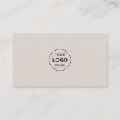 Professionelles Logo QR-Code Moderne Visitenkarte (Vorderseite)