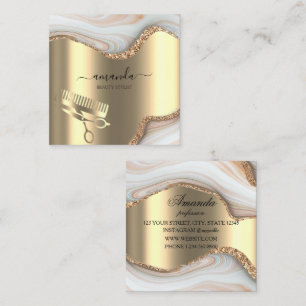 Professionelles Makeup-Logo Tropic Body SPA Wellne Quadratische Visitenkarte
