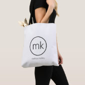 Professionelles Minimal-Monogramm Initial sauber W Tasche (Von Nahem)