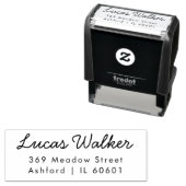 Professionelles Minimal-Rücksendeadress-Stempel Permastempel (Beispiel)