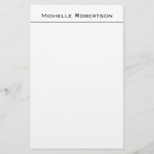 Professionelles Minimalistisches Einfaches Moderne Briefpapier
