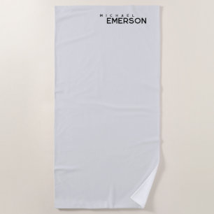 Professionelles minimalistisches modernes schlicht strandtuch