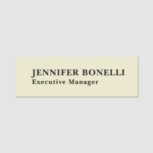 Professionelles minimalistisches modernes trendy namensschild