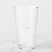 Professionelles minimalistisches modernes weiß rot glas (Rückseite)