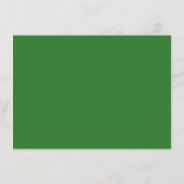 Professionelles Mintgrün Minimalistisch Begleitkarte (Rückseite)