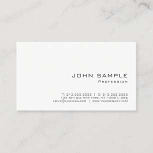 Professionelles modernes einfaches Design elegant Visitenkarte
