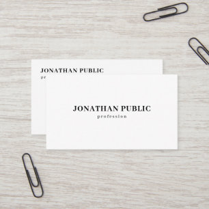 Professionelles modernes elegantes Template einfac Visitenkarte