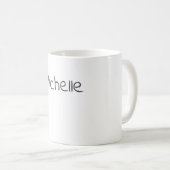 Professionelles modernes minimalist Plain eigenes Kaffeetasse (VorderseiteRechts)