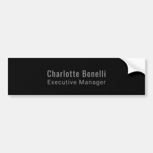 Professionelles modernes minimalistisches Design  Autoaufkleber