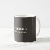 Professionelles modernes minimalistisches Design  Kaffeetasse (VorderseiteRechts)