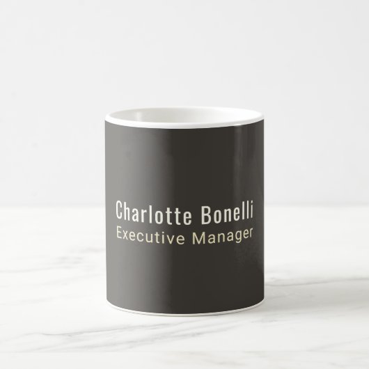 Professionelles modernes minimalistisches Design  Kaffeetasse (Mittel)