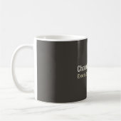 Professionelles modernes minimalistisches Design  Kaffeetasse (Links)