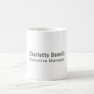 Professionelles modernes minimalistisches Design  Kaffeetasse